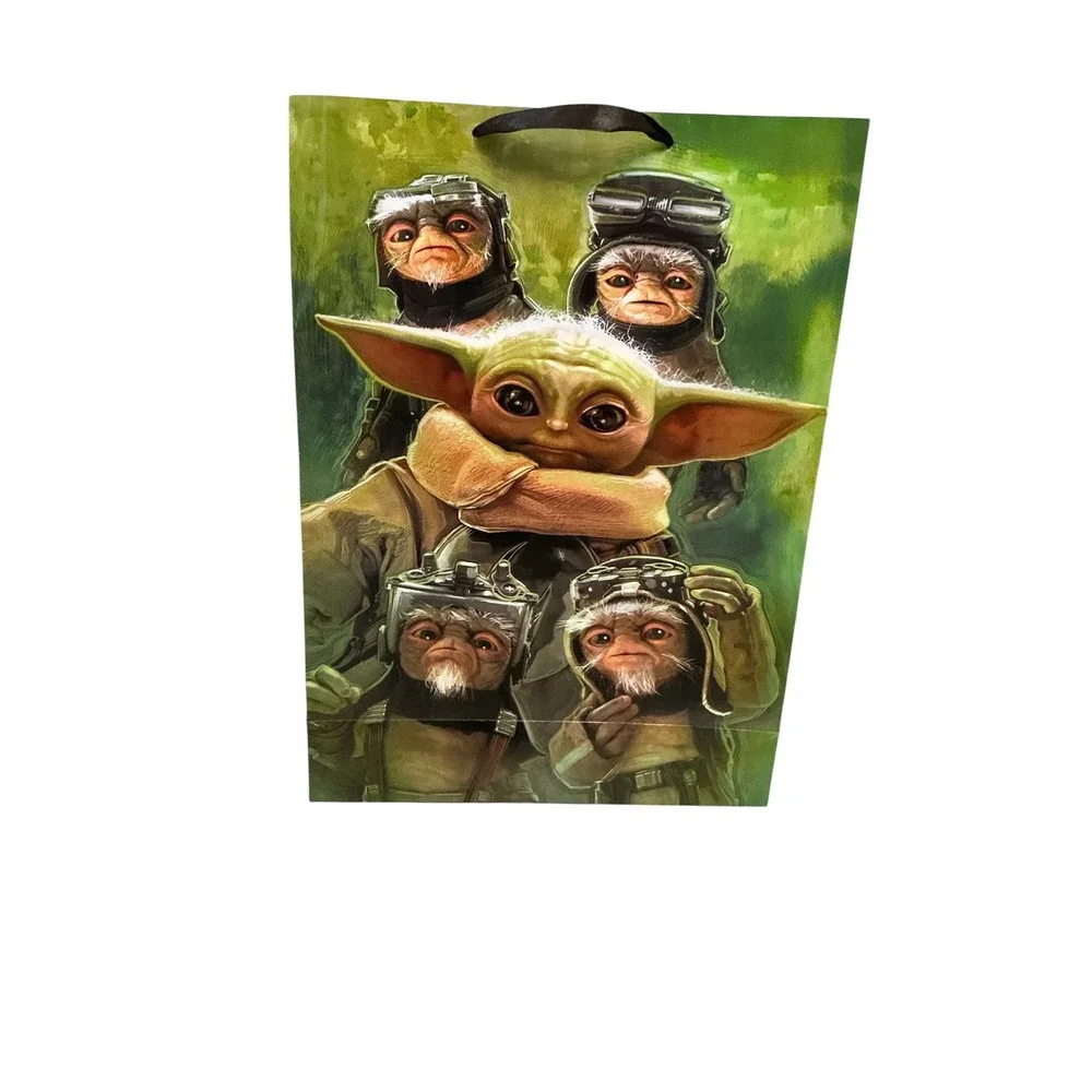 Star Wars Grogu Baby Yoda Gift Bag Large The Mandalorian Anzellans Unique 37518